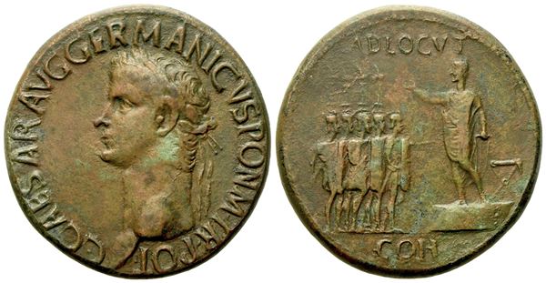 Gaius, called Caligula (37-41), Sestertius, Rome, c. AD 37-38; Æ (g 26,20; mm 34)