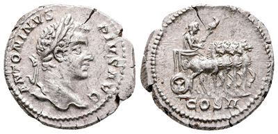 Caracalla (198-217). Ar Denarius (19 MM, 3.59 G).