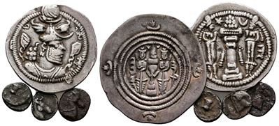 Lot Of 5 Greek And Oriental Greek Ar, To Be Catalogued. Lot Sold As Is, No Return