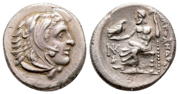 Kings of Macedon, Alexander III "the Great" (336-323 BC). AR Drachm (18 mm, 4.23 g).