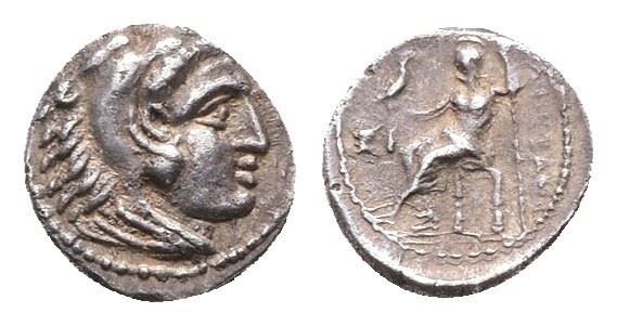 Kings of Macedon, Alexander III ‘the Great’ (336-323 BC). AR Obol (10mm, 0.62g).  - Auction Greek, Roman, Byzantine Coins - Bertolami Fine Art - Prague