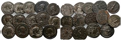 Lot Of 14 Roman Imperial Antoninianii, To Be Catalogued. Lot Sold As Is, No Return