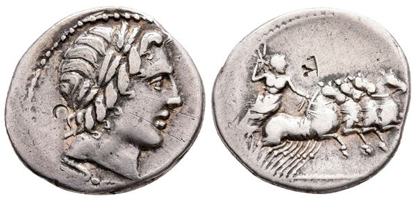 Gargilius, Ogulnius and Vergilius, Rome, c. 86 BC. AR Denarius (20 mm, 3.61 g).