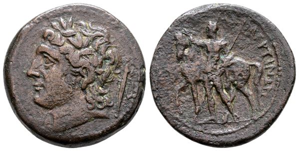 Sicily, Messana, The Mamertinoi, c. 220-200 BC. Æ Pentonkion (26 mm, 10.33 g).