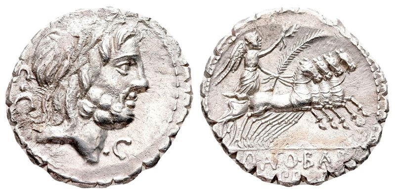 Q. Antonius Balbus, Rome, 83-82 Bc. Ar Serrate Denarius (17 MM, 3.66 G).