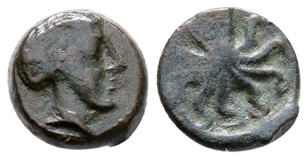 Sicily, Syracuse, c. 435-415 BC. Æ Onkia (10 mm, 1.23 g).