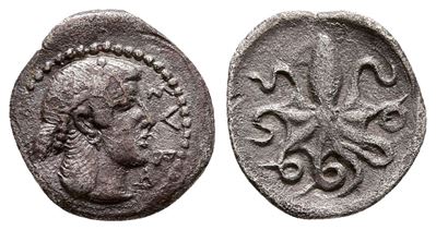 Sicily, Syracuse, C. 466-460 Bc. Ar Litra (12 MM, 0.77 G).