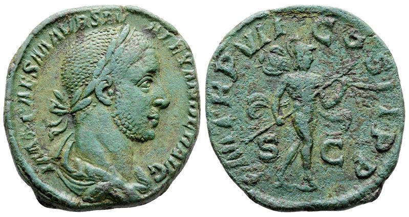 Severus Alexander (222-235). Æ Sestertius (30 MM, 16.38 G).