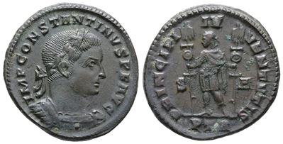 Constantine i (307/310-337). Æ Follis (25 MM, 6.81 G).