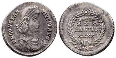 Constantius II (337-361). Ar Siliqua (22 MM, 3.24 G).