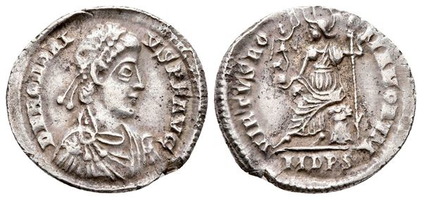 Honorius (393-423). AR Siliqua (21 mm, 1.73 g).  - Auction Greek, Roman and Byzantine Coins	 - Bertolami Fine Art - Prague