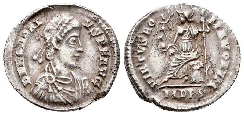 Honorius (393-423). Ar Siliqua (21 MM, 1.73 G).