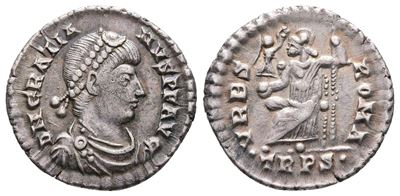 Gratian (367-383). Ar Siliqua (18 MM, 2.02 G).