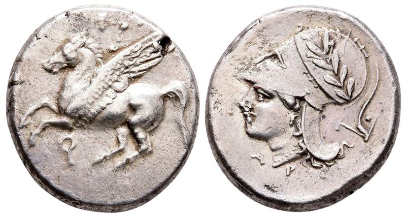 Corinth, C. 350/45-285 Bc. Ar Stater (21 MM, 8.55 G).