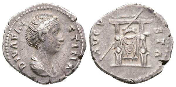 Diva Faustina Senior (died 140/1). AR Denarius (19 mm, 3.07 g).
