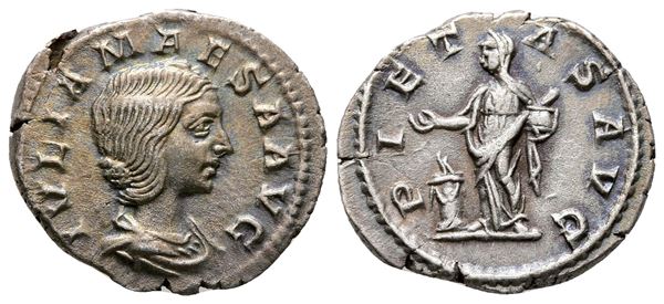 Julia Maesa (Augusta, 218-224/5). AR Denarius (20 mm, 2.98 g).  - Auction Greek, Roman and Byzantine Coins	 - Bertolami Fine Art - Prague