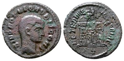 Divus Romulus (died 309). Æ Quarter Follis (16 MM, 1.90 G).