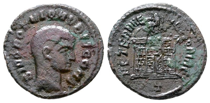 Divus Romulus (died 309). Æ Quarter Follis (16 MM, 1.90 G).