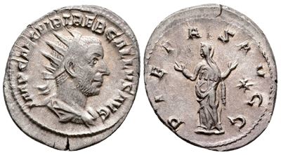 Trebonianus Gallus (251-253). Ar Antoninianus (21 MM, 3.86 G).
