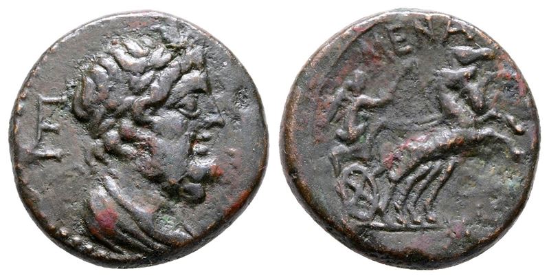 Sicily, Menaion, C. 200-150 Bc. Æ Pentonkion (16 MM, 3.60 G).