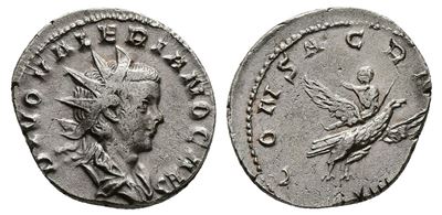 Divus Valerian II (died Ad 258). Ar Antoninianus (20mm, 3.56g).