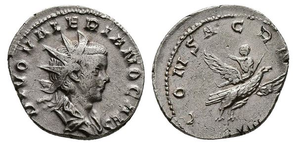 Divus Valerian II (died AD 258). AR Antoninianus (20mm, 3.56g).  - Auction Greek, Roman, Byzantine Coins - Bertolami Fine Art - Prague