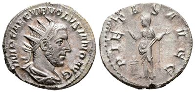 Volusian (251-253). Ar Antoninianus (20 MM, 3.80 G).