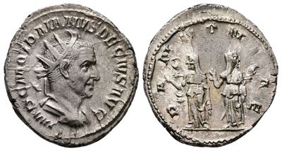 Trajan Decius (249-251). Ar Antoninianus (22 MM, 5.18 G).