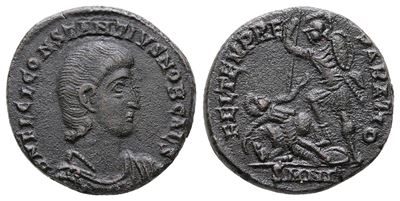 Constantius Gallus (caesar, 351-354). Æ Centenionalis (18 MM, 3.41 G).