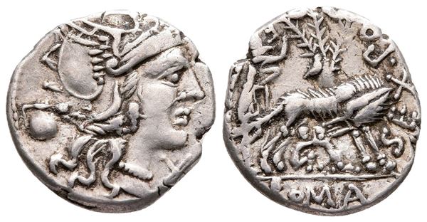 Sex. Pompeius Fostlus, Rome, 137 BC. AR Denarius (19 mm, 3.94 g).  - Auction Greek, Roman and Byzantine Coins	 - Bertolami Fine Art - Prague