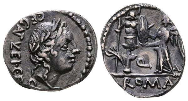 C. Egnatuleius C.f., Rome, 97 BC. AR Quinarius (16 mm, 1.95 g).