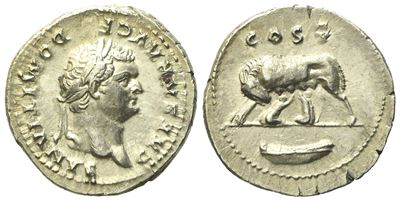 Domitian Caesar, Denarius Struck Under Vespasian, Rome, Ad 77-78; Ar (g 3,13; MM 19)