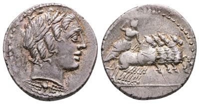 Gargilius, Ogulnius And Vergilius, Rome, C. 86 Bc. Ar Denarius (20 MM, 3.88 G).