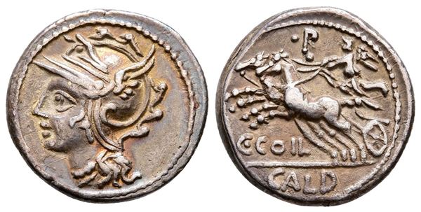 C. Coelius Caldus, Rome, 104 BC. AR Denarius (19 mm, 3.86 g).