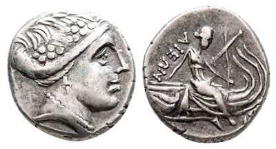 Euboia, Histiaia, 3rd-2nd Centuries Bc. Ar Tetrobol (12 MM, 1.55 G).