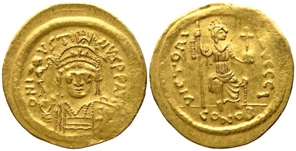 Justin II (565-578), Solidus; AV (4,55 g; 20,5 mm)