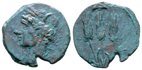 Carthaginian Domain, Sardinia, c. 241-238 BC. Æ (20 mm, 2.39 g).  - Auction Greek, Roman and Byzantine Coins	 - Bertolami Fine Art - Prague