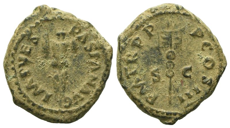 Vespasian (69-79), Quadrans, Rome, AD 71; Æ (g 3,28; mm 17)