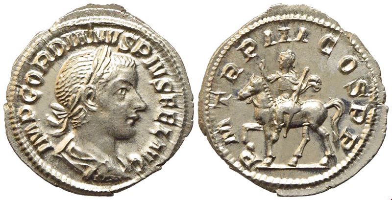 Gordian III (238-244), Denarius, Rome, Ad 240; Ar (g 2,05; MM 19,6)