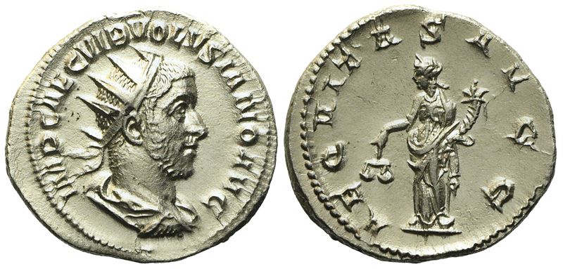 Volusianus (251-253), Antoninianus, Rome, Ad 253; Ar (g 3,32; MM 22)