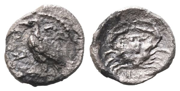 Sicily, Akragas, c. 450-440 BC. AR Litra (9 mm, 0.33 g).
