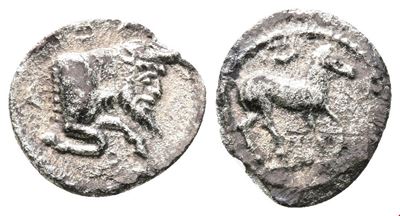 Sicily, Gela, C. 465-450 Bc. Ar Litra (11mm, 0.64g).