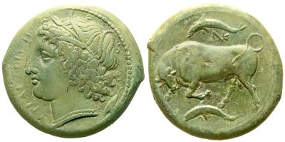 Sicily, Syracuse, Agathokles (317-289 Bc), Æ (10 G; 22 MM)