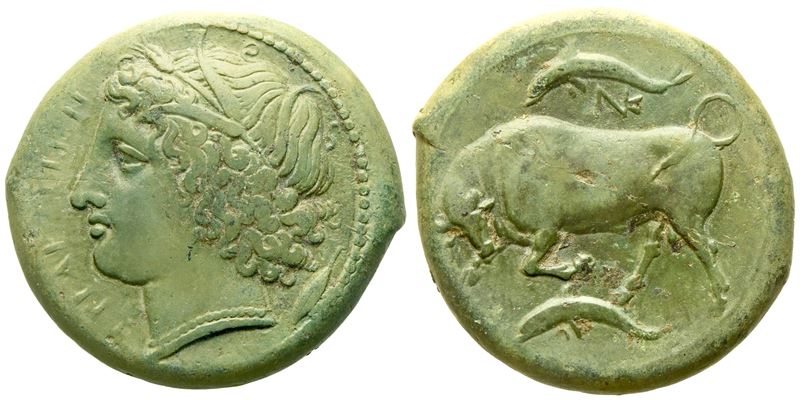 Sicily, Syracuse, Agathokles (317-289 Bc), Æ (10 G; 22 MM)