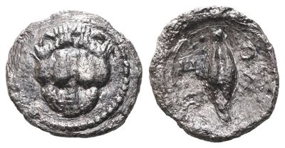 Sicily, Leontinoi, C. 476-466 Bc. Ar Litra (11 MM, 0.50 G).
