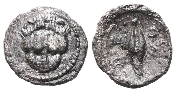 Sicily, Leontinoi, c. 476-466 BC. AR Litra (11 mm, 0.50 g).