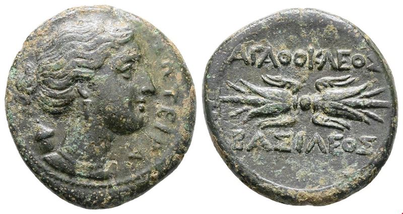 Sicily, Syracuse. Agathokles (317-289 Bc). Æ Litra (22mm, 7.95g).