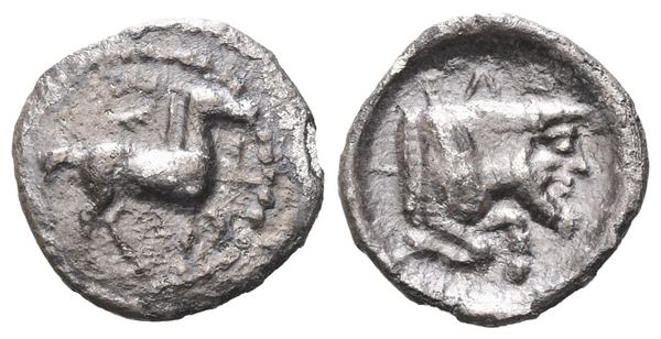 Sicily, Gela, c. 465-450 BC. AR Litra (12 mm, 0.63 g).