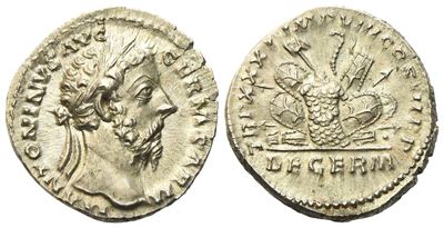 Marcus Aurelius (161-180), Denarius, Rome, Ad 177; Ar (g 3,41; MM 18,65)