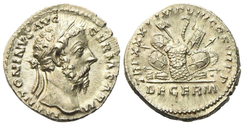 Marcus Aurelius (161-180), Denarius, Rome, Ad 177; Ar (g 3,41; MM 18,65)